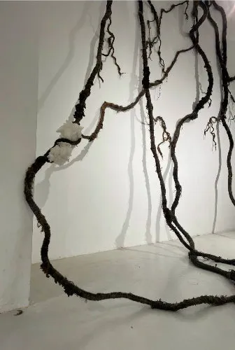 'Dont worry, It will grow on you', Textile Installation Nikolaj Kunsthal